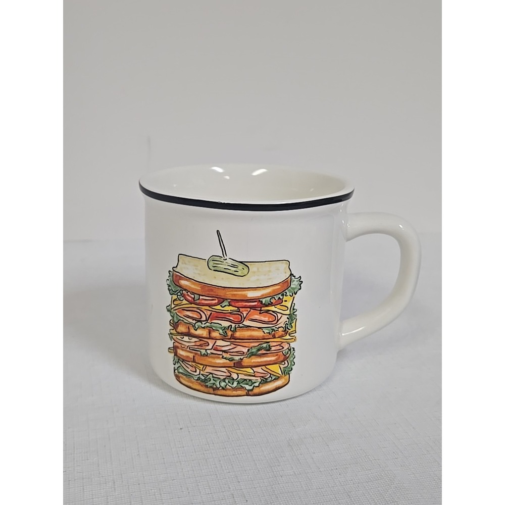 Pottery‎ Barn Friends Mug Ceramic Coffee Cup Joey Doesn't Share Food